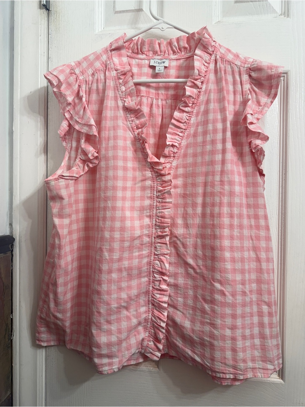 J. Crew gingham top